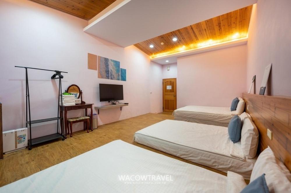 月牙灣 Apartment Xiaoliuqiu Luaran gambar